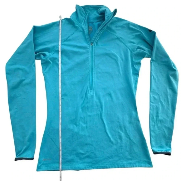 Nike Blue Pro Medium Dri Fit Half Zip Pullover Running Jacket, Size Medium - Picture 9 of 14